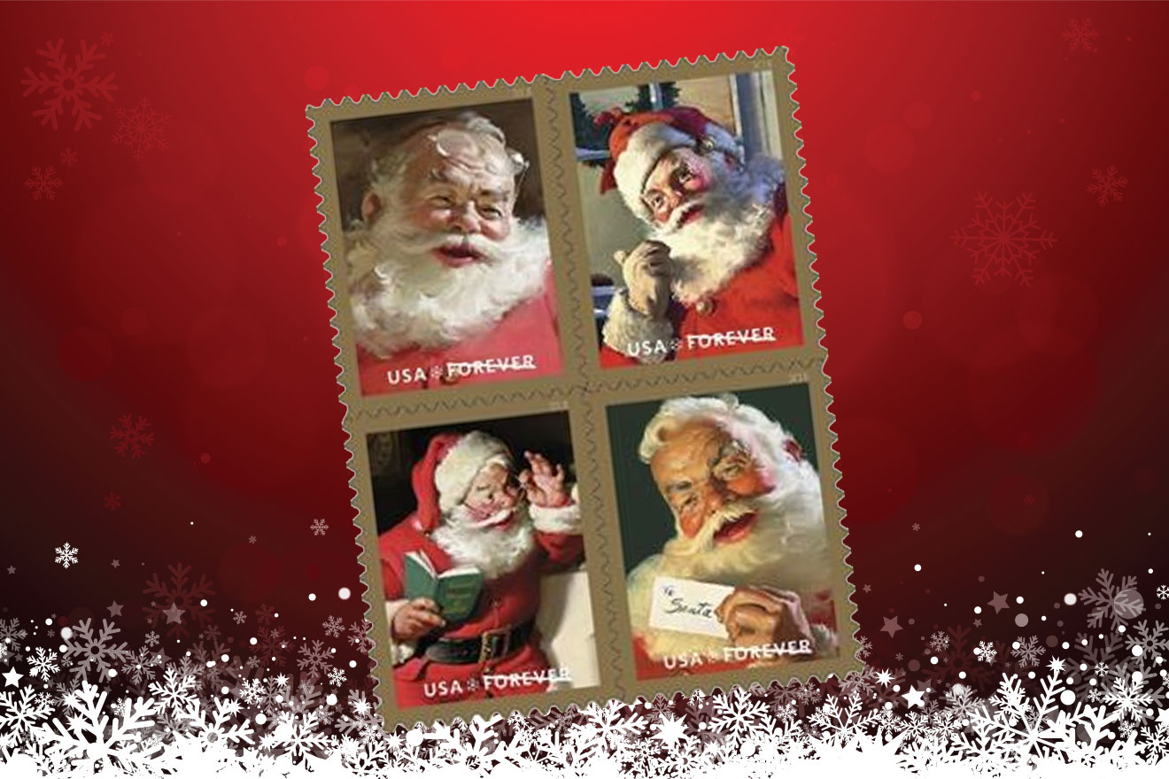 US Postal Service to Issue Iconic Santa Stamps